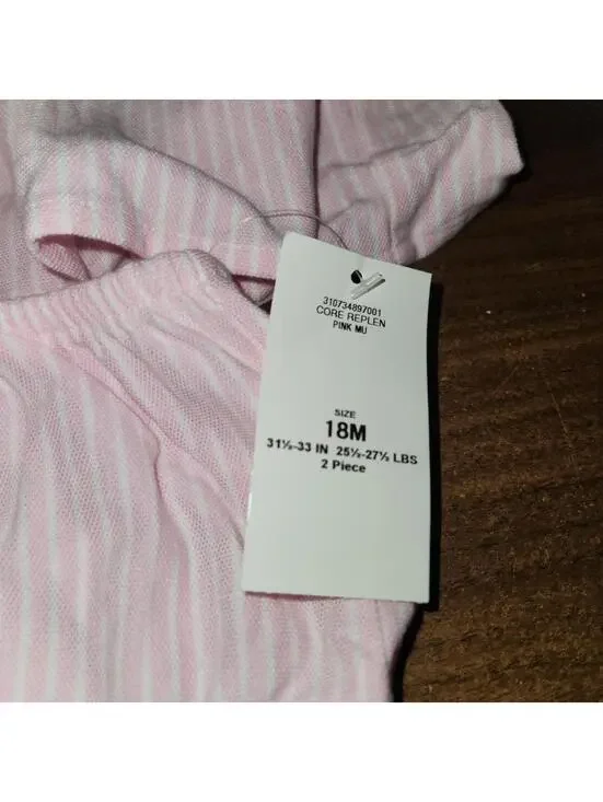 Lot of 2 NEW Polo Raloh Lauren 18 Month Old Girl Summer Dresses w/ Match Shorts - Picture 2 of 12